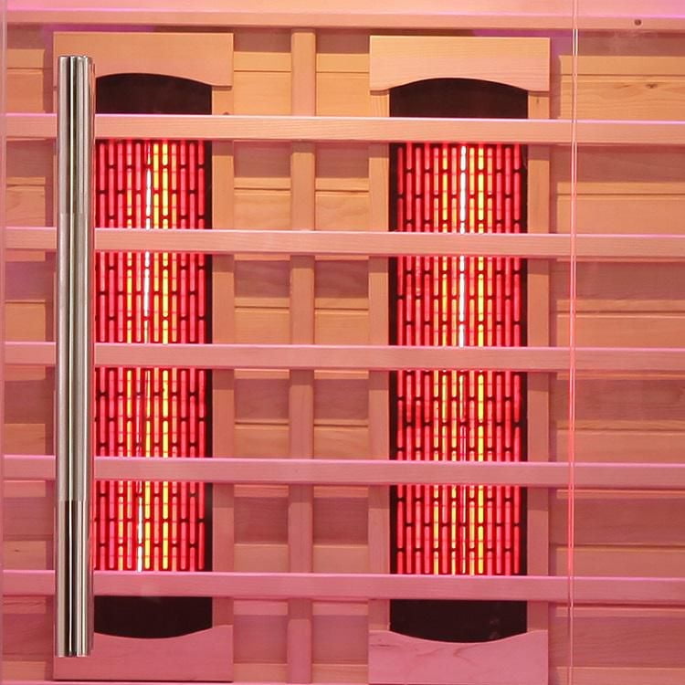 Blisspod 2-Person Full Spectrum Premium Hemlock Low EMF Sauna 10 Heaters Chromotherapy Reflexology