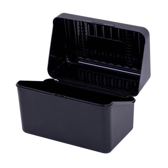 Business Card for Case with Lid for 300 Cards Plastic Name Cards Storage Box for 3X5Inches Business Card Gift