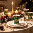 thumbnail image 5 of SLYNSHome 10Pcs Christmas Disposable Paper Mug Tableware,Christmas Theme Cup For Holiday Party Supplies And Dinner Gathering, 5 of 6