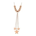 thumbnail image 1 of Fino Collar Gargantilla Estrella Para Dama Oro Rosa Lam rosa Unitalla, 1 of 9