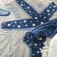 thumbnail image 3 of Nourison Aloha Indoor/Outdoor Blue/Grey 4' x ROUND Area Rug, (4x Round), 3 of 10