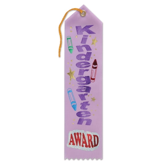 Beistle Kindergarten Award Ribbon (Case of 6)