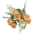 thumbnail image 1 of CSChome Artificial Flower Artificial Flower Bunch: Realistic Looking Non fading 5 Forks with 4 Rosebuds Perfect for Wedding Simulation Bouquets and Home Decor, 1 of 7