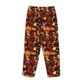 thumbnail image 5 of Daiia Warm Forest Plants and Deer Women's Sleep Pant with Pockets and Drawstring,Pajama Pants-XX-Large, 5 of 9