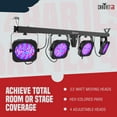 thumbnail image 3 of CHAUVET 4 BAR 4BAR DMX LED Stage Wash Light System w/ Case, Foot Switch & Tripod, 3 of 11