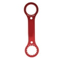 thumbnail image 4 of Xirurus Multifunctional Aluminum Bottom Bracket BB Wrench Tool for TL-FC32 Dub TL-FC25 TL-FC24 Mountain Road Bikes Bicycle Repair, 9.8 inches / 250 mm Length, Red, 4 of 9