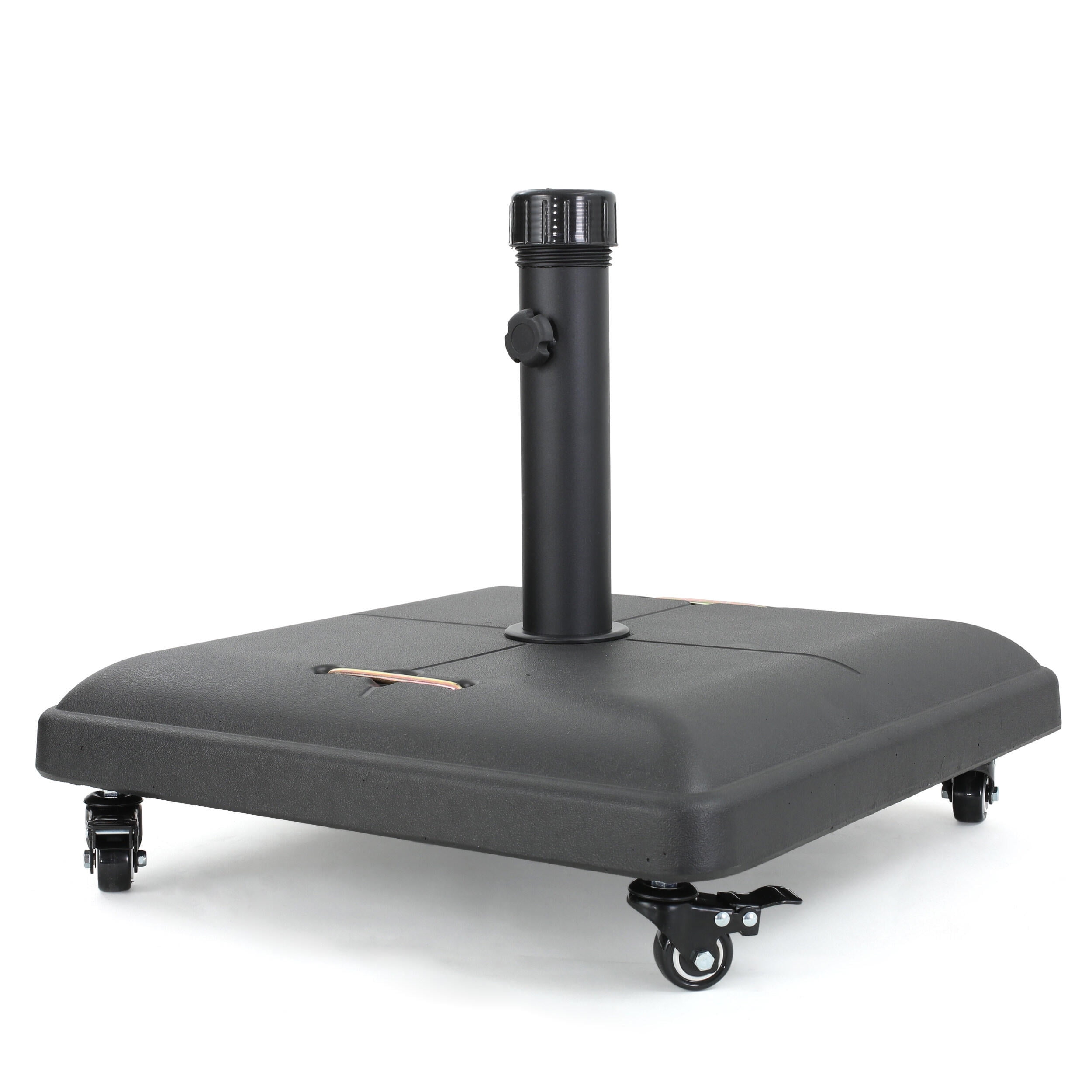 Patio Umbrella Stand, WHEELIE UMBRELLA BASE - SQUARE, Black Umbrella Stand,Concrete Market Umbrella Stand, Garden & Outdoor,Canopies & Gazebos,Umbrella Stands & Bases