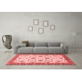 thumbnail image 3 of Ahgly Company Indoor Square Oriental Red Traditional Area Rugs, 4' Square, 3 of 4