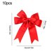 thumbnail image 3 of Xihbxyly Lazo de Cinta Navideño, Poliéster Satinado, Elegante Diseño En Capas, Perfecto para Decorar Árboles, Envolver Regalos y Decorar Fiestas. Tamaño: 13 X 12 Cm. Juego de 10 Unidades., 3 of 6