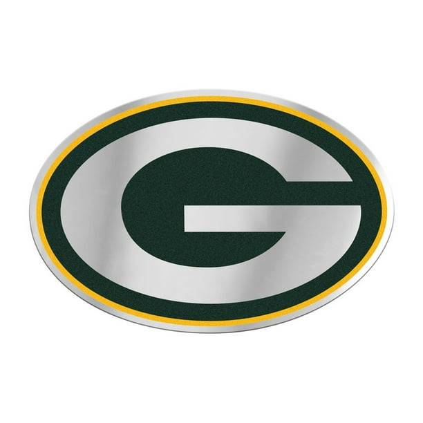 Green Bay Packers Team Logo Plastic Color Emblem - Walmart.com