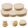 thumbnail image 6 of IDEANATEGRATE Serving Bowls Enamel 5Pcs 12x4.7cm, 6 of 10