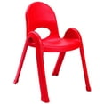 thumbnail image 1 of Ensemble de Chaises de 13 Pouces de la Pile de Valeurs d'Angeles de 4 (Rouge Pomme de Bonbons), 1 of 1