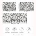 thumbnail image 2 of Yayeee Pillowcase Standard Size Set of 2 Satin Wrinkle Resistant Envelope Pillow Case, Gray Leopard Pattern, 2 of 8