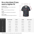 thumbnail image 5 of Pofeuu Shells and Seaweed Print Mens Casual Short Sleeve Shirts Beach Summer Spread Collar Pocket Tops Men's Casual Short-sleeved Shirt-Large, 5 of 5