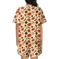 thumbnail image 3 of Lsque Halloween Donut Women's Short-Sleeved Pajama Set - 2 Piece Soft and Lightweight Sleepwear Set-3X-Large, 3 of 9