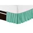 thumbnail image 2 of 100% Egyptian Cotton 1 PCs Ruffled BedSkirt 15 inches (Aqua Blue,Full), 2 of 5