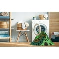 thumbnail image 2 of Ahgly Tapis Rond Lavable en Machine Intérieur Transitionnel Marron Chocolat, 8 Pieds Rond, 2 of 7