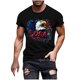 thumbnail image 2 of Tops para hombre, blusas y camisas de manga corta con cuello redondo para hombre, jersey informal de moda con estampado de cuello redondo para hombre, pantalones cortos deportivos para fitness, blusa, 2 of 5