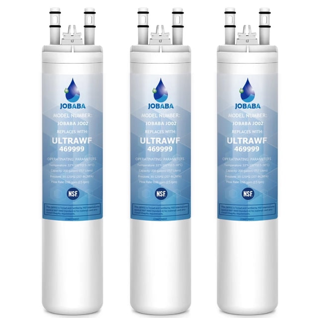 Frigidaire ULTRAWF Water Filter Replacement, for PureSource Ultra ULTRAWF, 11 Inches, Compatible with ULTRAWF Water Filter 3 pack
