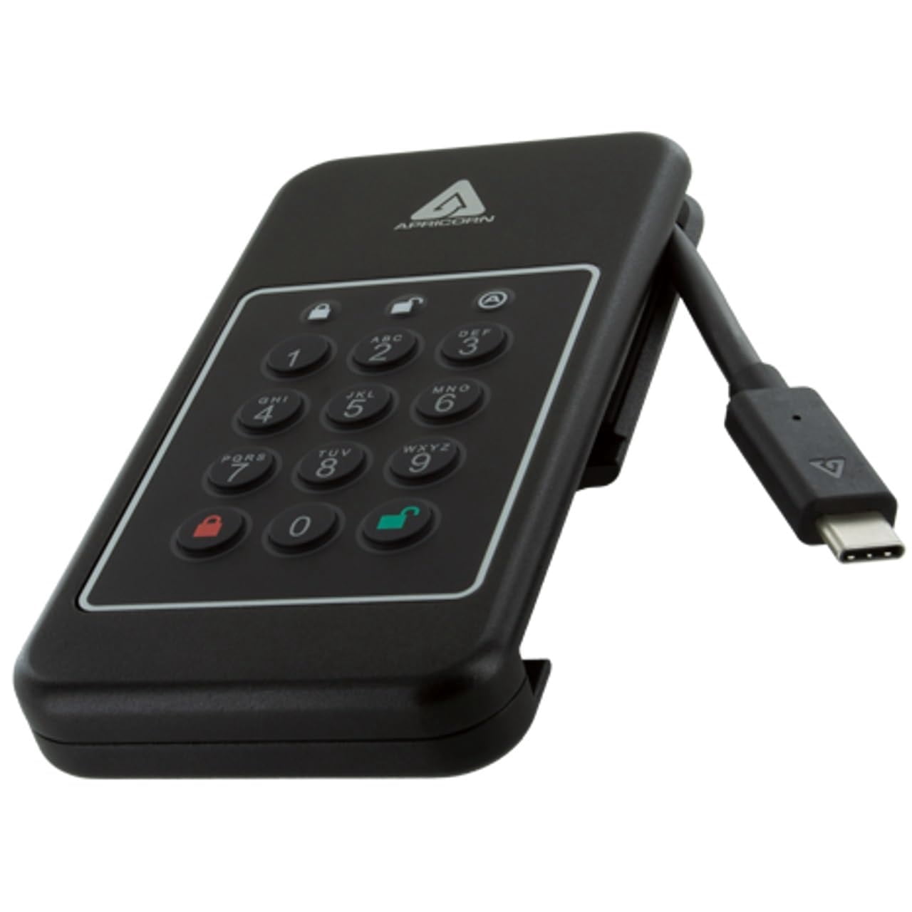 Apricorn Aegis NVX 1 TB Portable Rugged Solid State Drive External TAA Compliant
