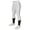WHITE | BLACK, variant on TOURNAMENT w/Pipe Softball Pant - WHITE,NAVY - L