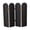 Black, variant on Hinged Room Divider Folding Screen Door Model Figure Miniature Furniture For 1/12 Doll House Living Room Decoration