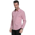 thumbnail image 3 of Purcoar Blouses for men Blouse elegant mens Work Blouses Blouse for men, 3 of 5