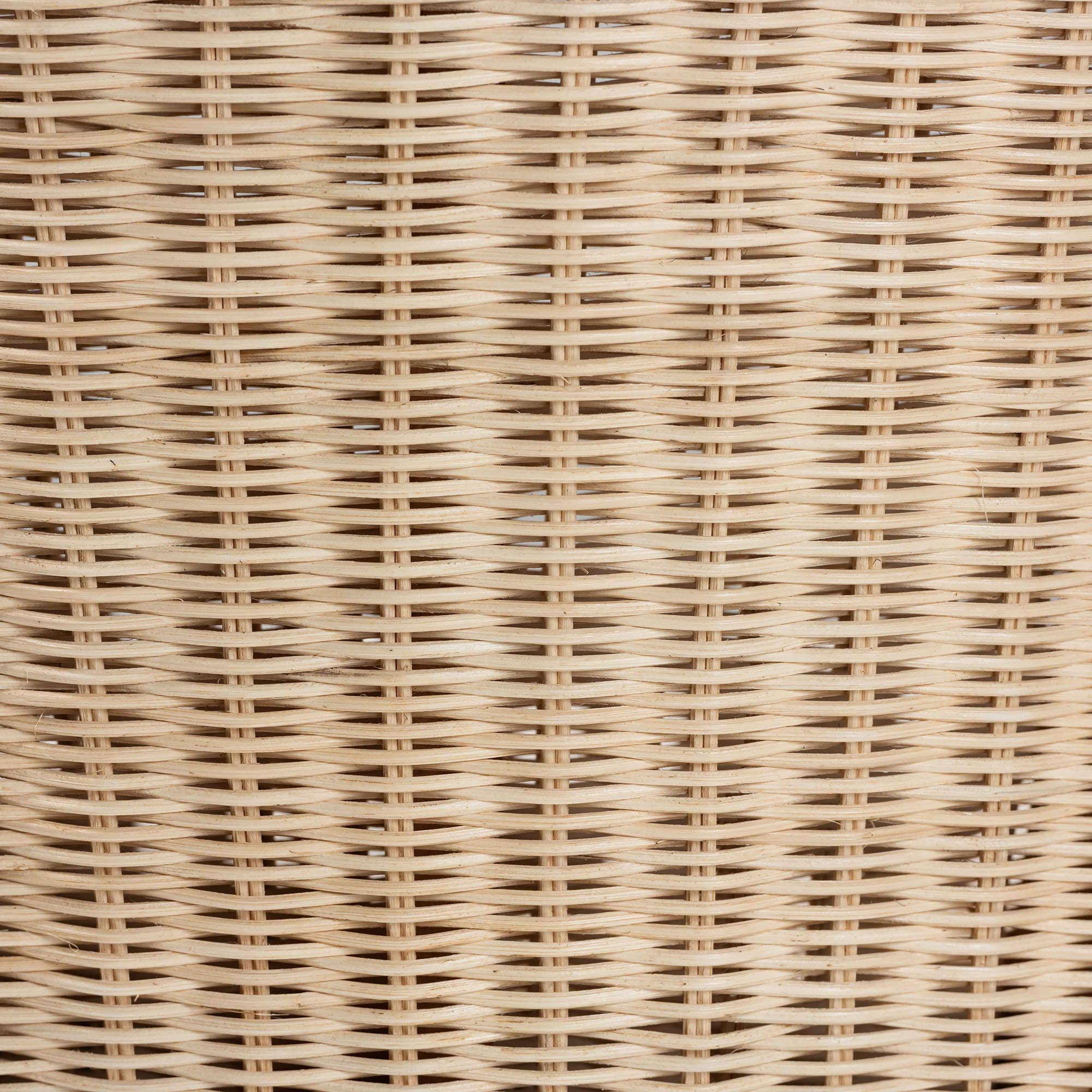 bali & pari Mabel Rustic Dining Chair, 2-Piece, Natural Rattan