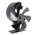thumbnail image 4 of Log  Fan, Quiet Operation Half Moon Pattern Stove Fan  For Indoor, 4 of 7