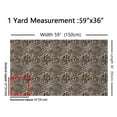 thumbnail image 3 of Castle Fairy Leopard Print Fabric by the Yard 2 Yard,Black Brown Sewing Fabric,Jungle Animal Home Decor Fabric by the Yard,Microfiber Teens Bedroom Decor, 3 of 6