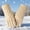 A_ Beige, variant on UTSJKR Winter Mittens for Women Men Warm Fleece Lining Stretchy Kit Thermal Snow Gloves for Cold Weather Gifts Black