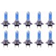 thumbnail image 2 of 10 Uds H7 LED faro 12V 55W 1320-2000LM bombilla halógena súper brillante () azul, 2 of 2