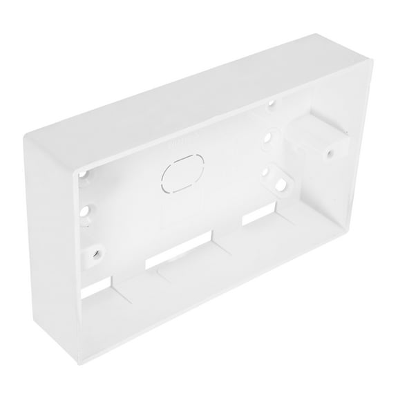 OHOIOLLA 1Set Floor Socket Box with Easy Installation and Repair White 11.8X3.3X1.2in