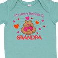 thumbnail image 4 of Inktastic Heart Belongs to Grandpa Girls Baby Bodysuit, 4 of 5