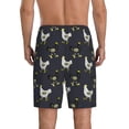 thumbnail image 2 of Yiaed Cartoon Rooster for Men's Soft Sleep Pajama Short Lounging Pajama Shorts-3X-Large, 2 of 8