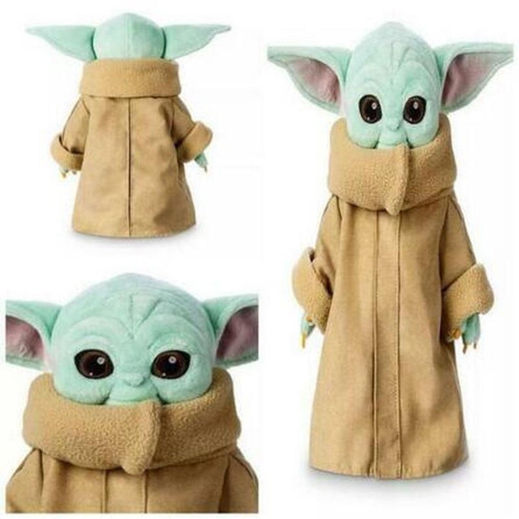 Details about   25/30CM Baby Yoda Plush Toys Wakes Master The Mandalorian Force Dolls Kids Gifts 