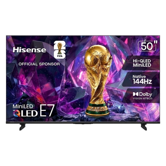 Restored Hisense 50" Class E7 Series Hi-QLED MiniLED 4K Smart TV