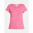thumbnail image 6 of Scenario Women's Scoop Neck Tee with Cap Sleeves, Sizes XS-XXXL, 6 of 6