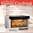 thumbnail image 3 of Gourmia 4-Slice Air Fryer Toaster Oven — Digital Countertop Oven with 12 Presets, Stainless Steel, 3 of 10