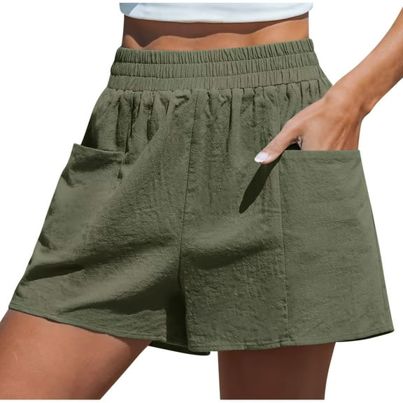 Zuesphe My Items Shorts for Women Plus Size Shorts for Women High Waisted Dressy Jumpsuits for Women Summer Shorts for Women 2025 Trendy