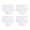 White, variant on Kelon Intimates On Sale Women's Nylon Underwear Women's High Waisted Cotton Underwear Stretch Briefs Soft Full Coverage Panties