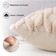 thumbnail image 2 of 2 Fundas para Cojines de Sala，Cojines Decorativos Cama，Funda de Cojín de Pana para Sofá，Almohadas Decorativas (Beige), 2 of 4