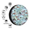 thumbnail image 4 of Honeii Cartoon Pirate Print Tire Covers, Waterproof Anti-UV Sun Snow Rain Tire Covers for Trailers, RV, Camper, SUV, Truck-15 inch, 4 of 6