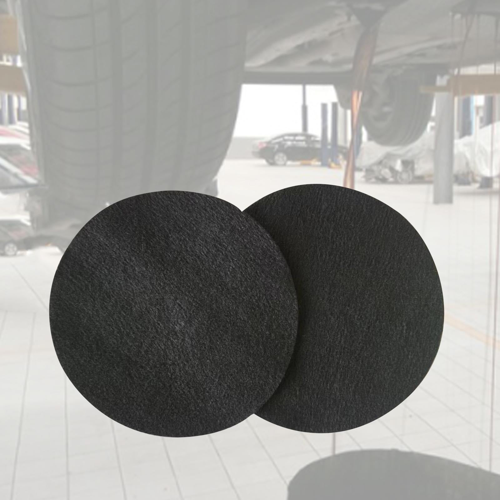 Dickly 2x2 Pieces Oil Drain Splash Pad Car Oil Changing Transmission Drain Pan Mat Round 45cm