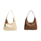 thumbnail image 1 of Bolso Hombro para Mujer Hobo Con Lazo Media Cuero PU Desplazamientos () Blanco, 1 of 8