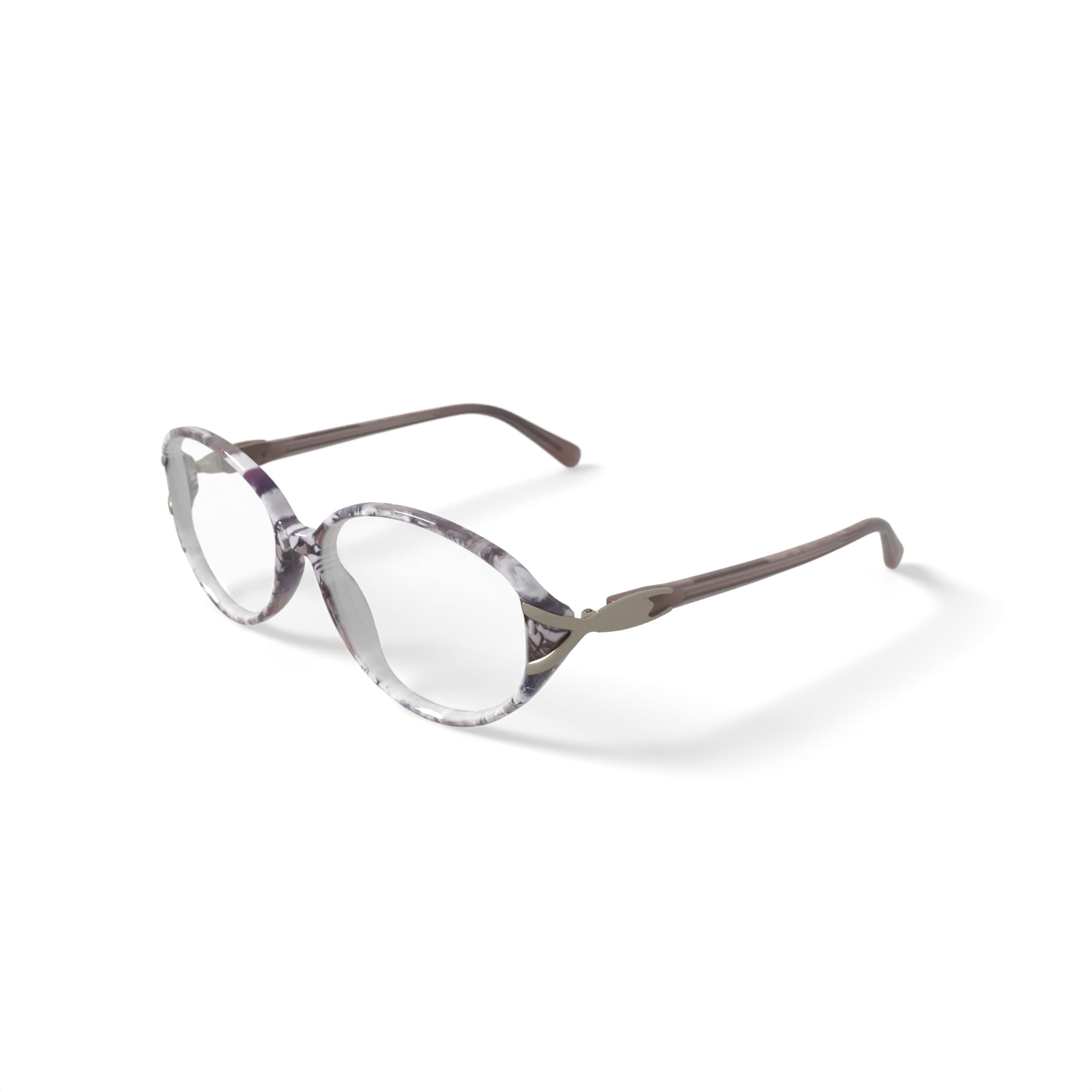 Walmart Women's MJ07619 Oval Prescription Eyeglasses with Case