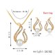 thumbnail image 3 of Teissuly Fashion Casual Exquisite Luxury Diamond Pearl Necklace Earring Set Teissuly WER202401274044, 3 of 7