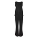 thumbnail image 4 of Conjunto de dos piezas para mujer: chaleco y pantalones anchos - Poliéster, estilo boho informal, sin mangas, cintura elástica, tallas S-XXL, para todas las estaciones, 4 of 5