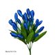 thumbnail image 3 of Ramo de flores artificiales de margaritas con vegetación – Flores artificiales de seda para decoraciones de boda, decoración del hogar, centros de mesa y arreglos de suelo, 3 of 6