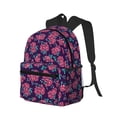 thumbnail image 6 of Wukai Rose Flowers Versatile Backpack:Spacious,Organized,Comfortable,Ideal for Travel and Everyday Use with Multiple Pockets and Padded Straps, 6 of 8